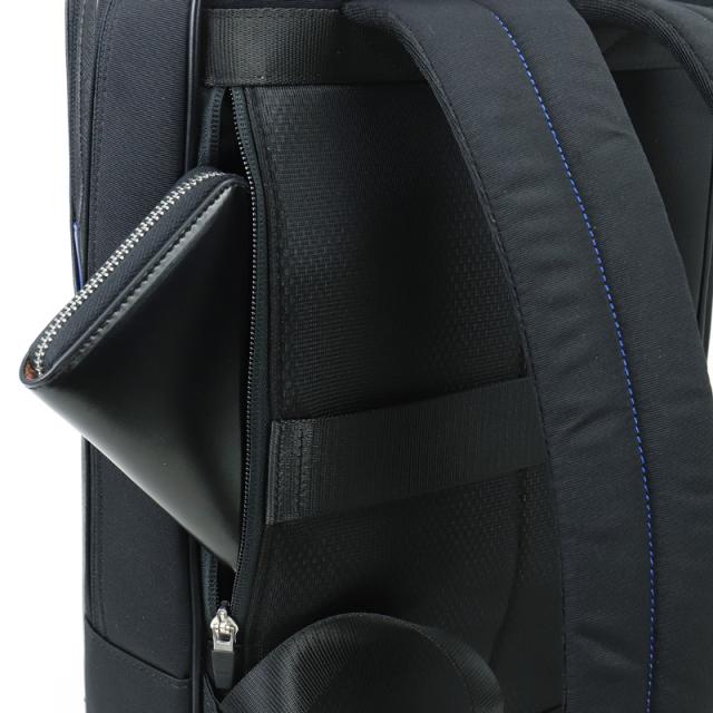 【商品レビューで+5%】ランバンオンブルー リュック メンズ ランバン バッグ ブランド ビジネス LANVIN en Bleu HOMES ホームズ 523711 A4 レディース スクエア リュックサック 撥水 デイパック バックパック ビジネスリュック ビジカジ 出張 商談 レザー 革 本革 通勤_10