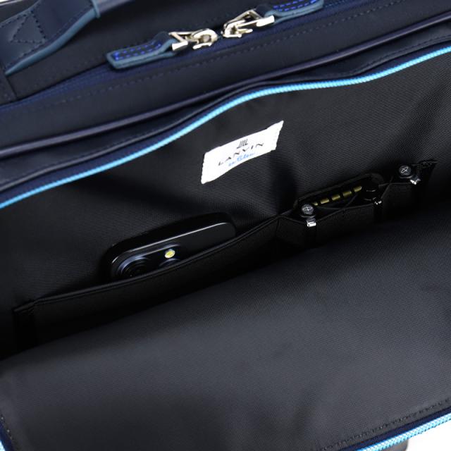 【商品レビューで+5%】ランバンオンブルー リュック メンズ ランバン バッグ ブランド ビジネス LANVIN en Bleu HOMES ホームズ 523712 B4 A4 レディース スクエア リュックサック 撥水 デイパック バックパック ビジネスリュック ビジカジ 出張 商談 レザー 革 本革 通勤_9