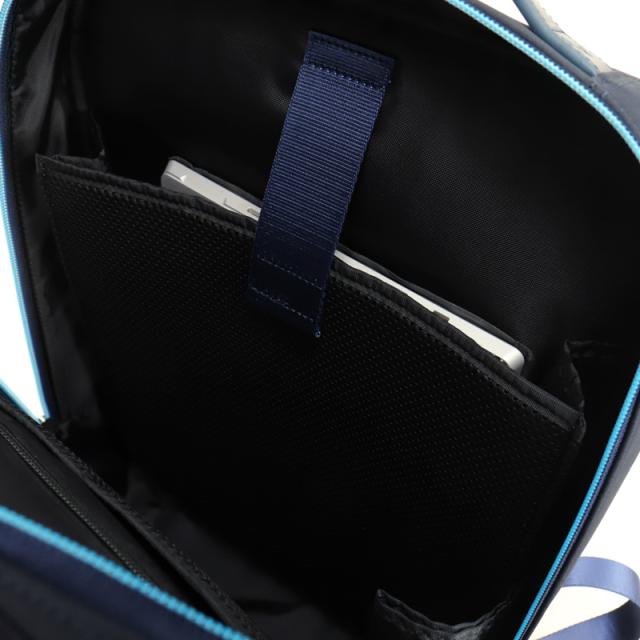 【商品レビューで+5%】ランバンオンブルー リュック メンズ ランバン バッグ ブランド ビジネス LANVIN en Bleu HOMES ホームズ 523712 B4 A4 レディース スクエア リュックサック 撥水 デイパック バックパック ビジネスリュック ビジカジ 出張 商談 レザー 革 本革 通勤_6