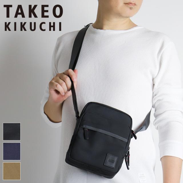 【商品レビュー記入で+5%】タケオキクチ バッグ ショルダーバッグ メンズ ブランド TAKEO KIKUCHI トゥルー 739111 ミニショルダーバッグ 斜め掛け ショルダーポーチ 普段使い ビジネス 通勤 旅行 トラベル レジャー コーデュラ 丈夫 軽量 ブランド カジュアル オシャレ 人気