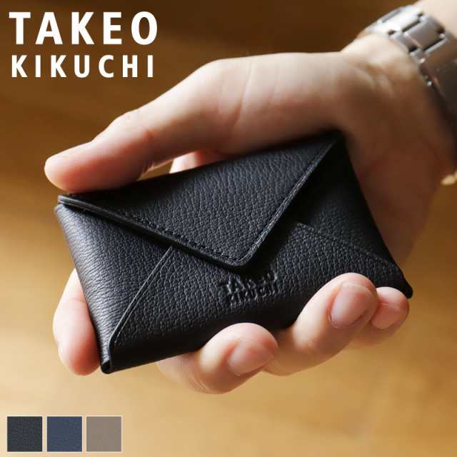 【商品レビューで+5%】タケオキクチ 財布 メンズ ブランド 小銭入れ TAKEO KIKUCHI クラーク 744611 コインケース 小さめ カードケース