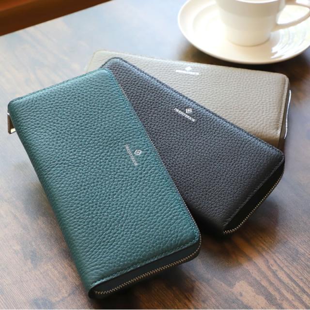商品レビューで+5%】ドレステリア ラウンドファスナー長財布 メンズ
