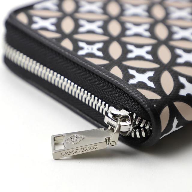 商品レビュー記入で+5%】ドレステリア 財布 ラウンドファスナー長財布