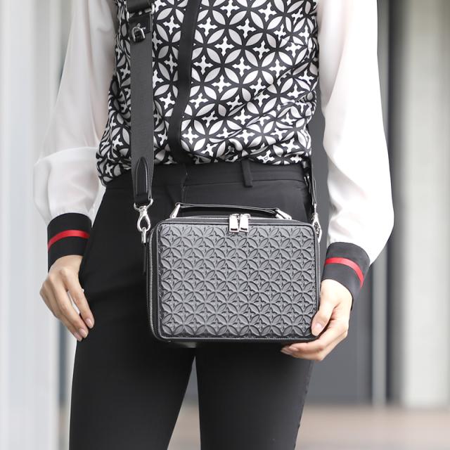 【商品レビュー記入で+5%】ドレステリア バッグ メンズ DRESSTERIOR Welsh ウェルシュ 手付きショルダーバッグ 斜め掛け 肩掛け ミニショルダーバッグ  864103 ファスナー 男女兼用 メンズ 大人 シンプル おしゃれ 鞄 かばん カバン 牛革 レザー 小物 オーバーラップサークル 商品レビュー記入で+5%】ドレステリア バッグ メンズ DRESSTERIOR