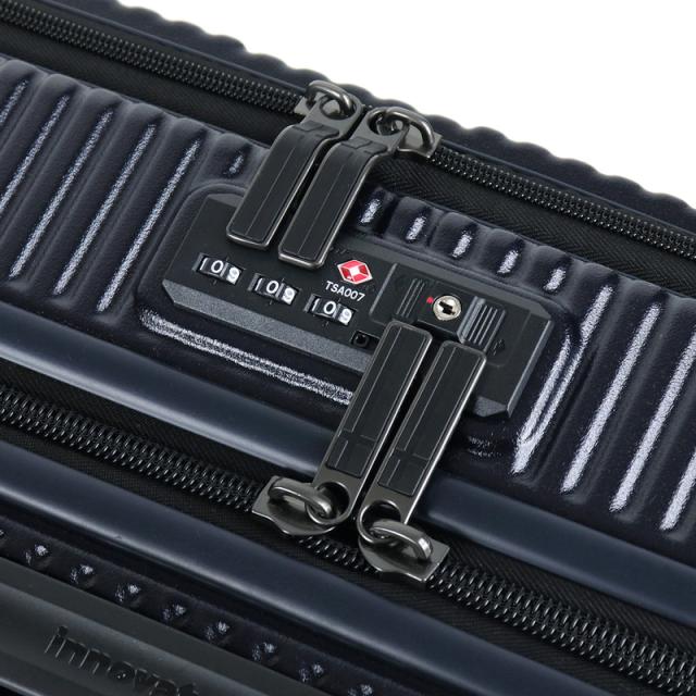 【商品レビューで+5%】innovator イノベーター Extreme Journey  スーツケース INV60 TSAロック Mサイズ 5泊 6泊 62L 60cm 4.0kg 4輪 軽量 メンズ レディース ファスナー 国内旅行 修学旅行 トラベル 出張 キャリーケース 静音 ストッパー付き フロントオープン PC収納