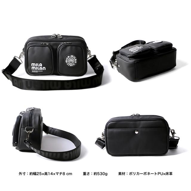 【商品レビューで+5%】ミラミラン ショルダーバッグ バッグ メンズ ブランド MILA MILAN VESPA ベスパ 245112 ミニショルダーバッグ 斜め掛けバッグ 斜めがけ 肩掛け 肩がけ ショルダーポーチ 横型 旅行 ビジネス 通勤 ゴルフ レディース 男女兼用 人気 オシャレ カジュアル_13