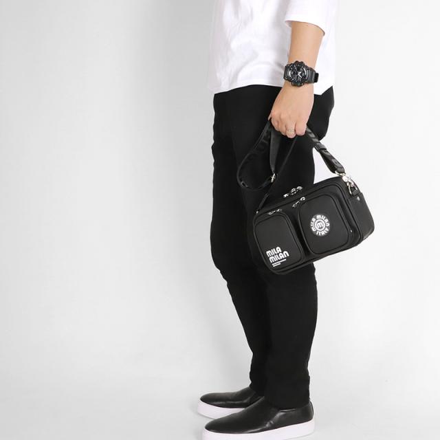 【商品レビューで+5%】ミラミラン ショルダーバッグ バッグ メンズ ブランド MILA MILAN VESPA ベスパ 245112 ミニショルダーバッグ 斜め掛けバッグ 斜めがけ 肩掛け 肩がけ ショルダーポーチ 横型 旅行 ビジネス 通勤 ゴルフ レディース 男女兼用 人気 オシャレ カジュアル_3