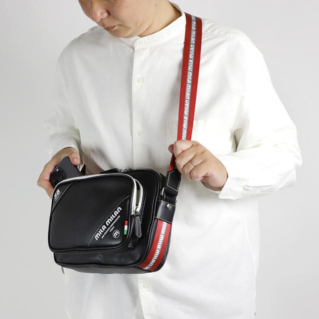 【商品レビューで+5%】ミラミラン バッグ ショルダーバッグ メンズ ブランド mila milan TRUST トラスト 260122 斜め掛けバッグ 横型 ヨコ型 A5 旅行 ビジネス 通勤 ゴルフ 合皮 軽量 バッグ レディース 男女兼用 カジュアル オシャレ 人気_15