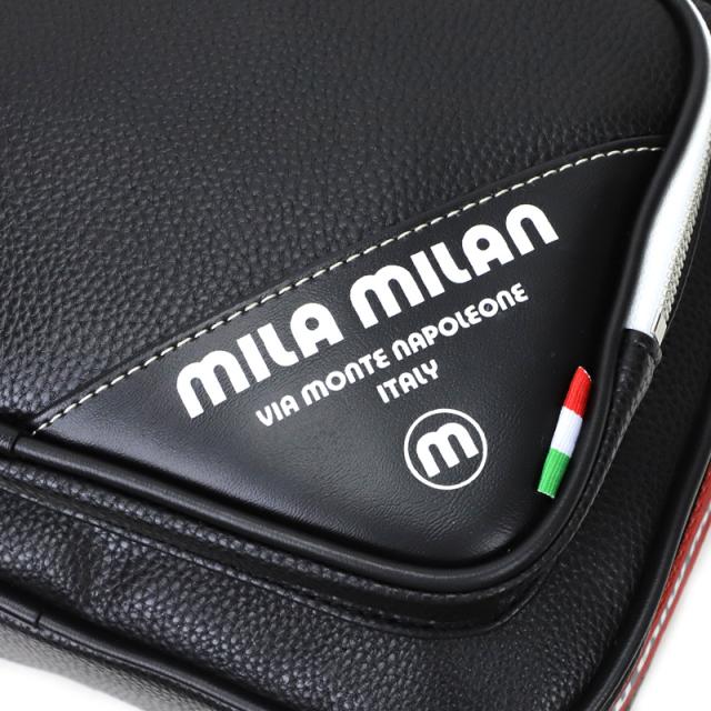 【商品レビューで+5%】ミラミラン バッグ ショルダーバッグ メンズ ブランド mila milan TRUST トラスト 260122 斜め掛けバッグ 横型 ヨコ型 A5 旅行 ビジネス 通勤 ゴルフ 合皮 軽量 バッグ レディース 男女兼用 カジュアル オシャレ 人気_5