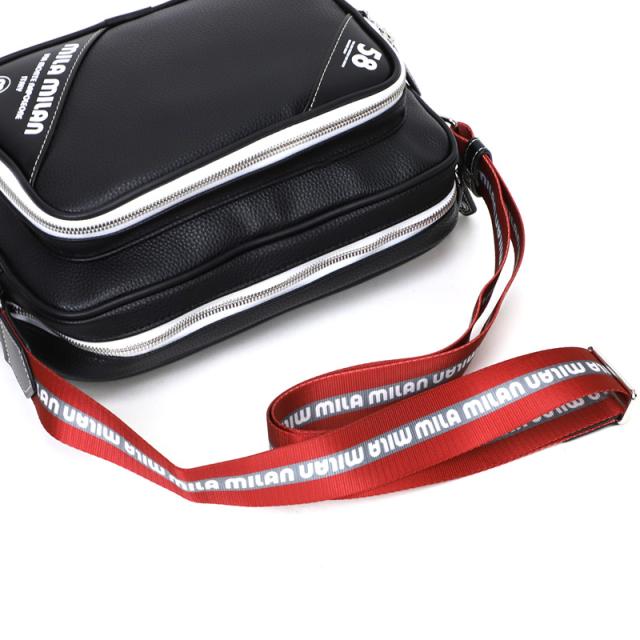 【商品レビューで+5%】ミラミラン バッグ ショルダーバッグ メンズ ブランド mila milan TRUST トラスト 260122 斜め掛けバッグ 横型 ヨコ型 A5 旅行 ビジネス 通勤 ゴルフ 合皮 軽量 バッグ レディース 男女兼用 カジュアル オシャレ 人気_6