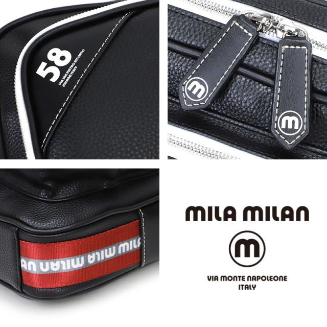 【商品レビューで+5%】ミラミラン バッグ ショルダーバッグ メンズ ブランド mila milan TRUST トラスト 260122 斜め掛けバッグ 横型 ヨコ型 A5 旅行 ビジネス 通勤 ゴルフ 合皮 軽量 バッグ レディース 男女兼用 カジュアル オシャレ 人気_7