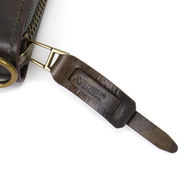 商品レビューで+5%】アビレックス 財布 二つ折り財布 メンズ 本革