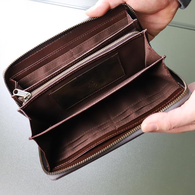 【商品レビューで+5%】】アビレックス 財布 長財布 メンズ 本革 ブランド アヴィレックス AVIREX BEUDE AX9102M ベード 札入れ ラウンドファスナー長財布 大容量 革 牛革 レザー 迷彩 ミリタリー カモフラージュ 財布 サイフ さいふ ウォレット プレゼント 限定品 正規品_12