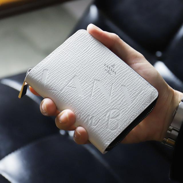 商品レビューで+5%】ランバン 財布 二つ折り メンズ ブランド 本革 二