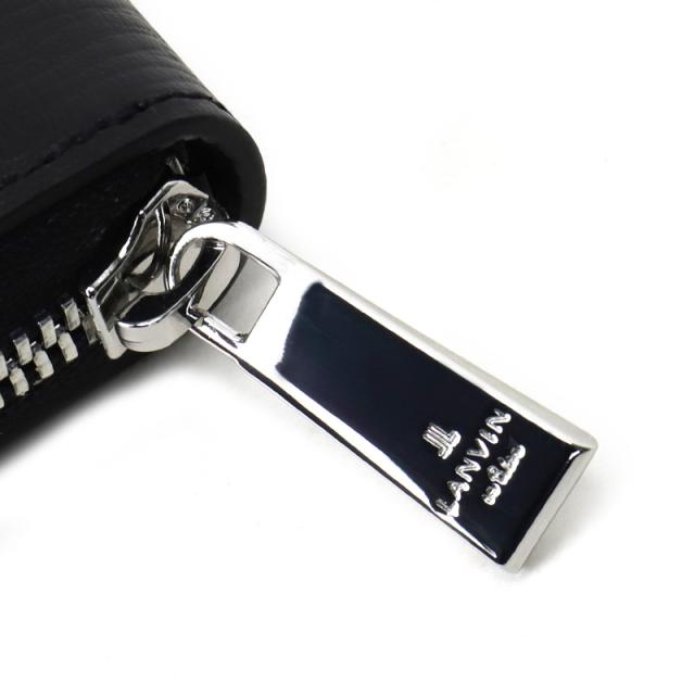 商品レビューで+5%】ランバン 財布 二つ折り メンズ ブランド 本革 二