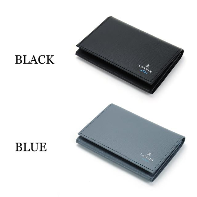【商品レビューで+5%】ランバン カードケース メンズ 本革 ブランド ランバンオンブルー LANVIN en Bleu デクスター 524601 名刺入れ パスケース 定期入れ 牛革 革 レザー オシャレ カジュアル 人気 財布 さいふ サイフ 革小物 ウォレット 正規品 正規販売店_12
