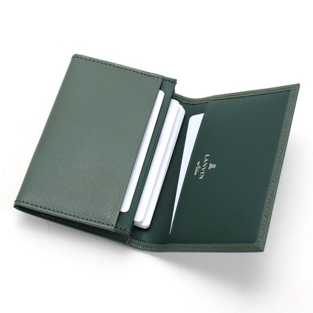 【商品レビューで+5%】ランバン カードケース メンズ 本革 ブランド ランバンオンブルー LANVIN en Bleu デクスター 524601 名刺入れ パスケース 定期入れ 牛革 革 レザー オシャレ カジュアル 人気 財布 さいふ サイフ 革小物 ウォレット 正規品 正規販売店_3