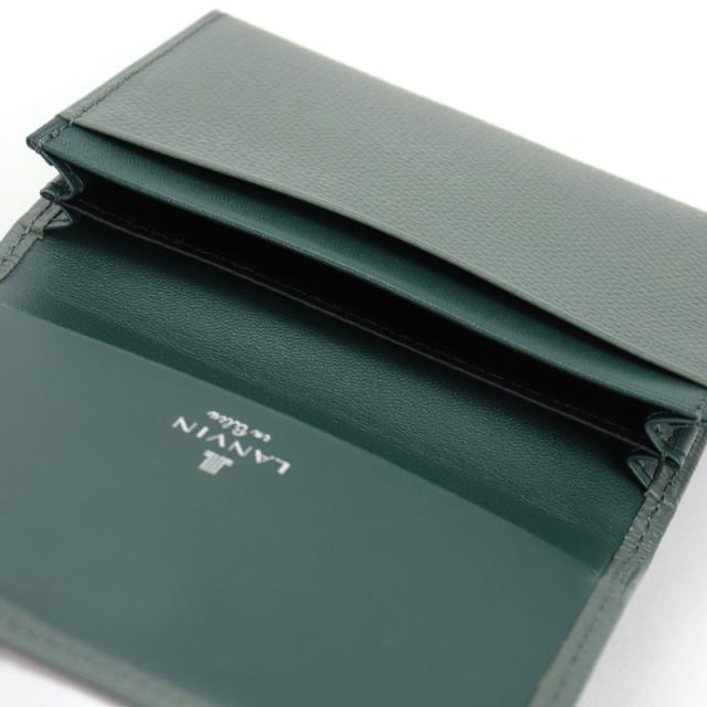 【商品レビューで+5%】ランバン カードケース メンズ 本革 ブランド ランバンオンブルー LANVIN en Bleu デクスター 524601 名刺入れ パスケース 定期入れ 牛革 革 レザー オシャレ カジュアル 人気 財布 さいふ サイフ 革小物 ウォレット 正規品 正規販売店_5