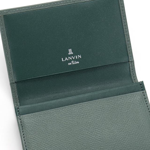 【商品レビューで+5%】ランバン カードケース メンズ 本革 ブランド ランバンオンブルー LANVIN en Bleu デクスター 524601 名刺入れ パスケース 定期入れ 牛革 革 レザー オシャレ カジュアル 人気 財布 さいふ サイフ 革小物 ウォレット 正規品 正規販売店_6