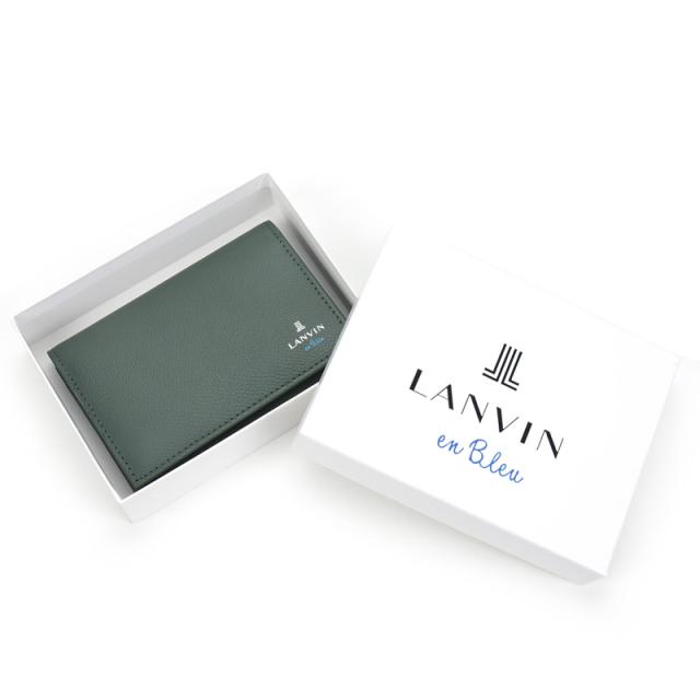 【商品レビューで+5%】ランバン カードケース メンズ 本革 ブランド ランバンオンブルー LANVIN en Bleu デクスター 524601 名刺入れ パスケース 定期入れ 牛革 革 レザー オシャレ カジュアル 人気 財布 さいふ サイフ 革小物 ウォレット 正規品 正規販売店_7