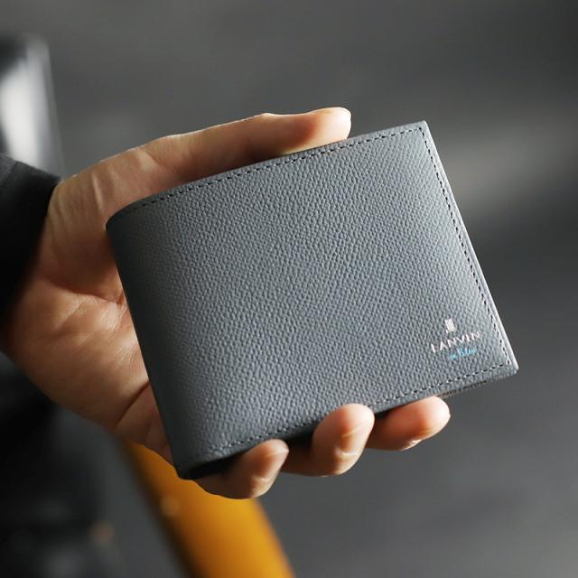 【商いもの文芸評論で+5%】ランバン 紙入れ 二つ折り メンズ ブランド名 本革 二つ折り紙入れ ランバンオンブルー LANVIN en Bleu デクスター 524605 紙入れ ハーフウォレット 折紙入れ 牛皮  革 なめし革 オシャレ 心地よい 一般受け さいふ サイフ 革小物 ウォレット 定まり品 定まり売りわたす店