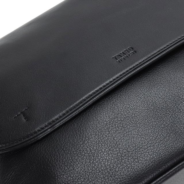 【商品レビューで+5%】タケオキクチ バッグ ショルダーバッグ メンズ ブランド TAKEO KIKUCHI フィル 709112 メッセンジャーバッグ 斜め掛けバッグ フラップショルダー A4 山羊革 ゴートレザー ゴート革 本革 レザー 革 軽量 レディース カジュアル オシャレ 人気 正規品_4