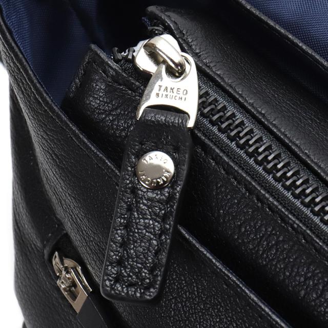 【商品レビューで+5%】タケオキクチ バッグ ショルダーバッグ メンズ ブランド TAKEO KIKUCHI フィル 709112 メッセンジャーバッグ 斜め掛けバッグ フラップショルダー A4 山羊革 ゴートレザー ゴート革 本革 レザー 革 軽量 レディース カジュアル オシャレ 人気 正規品_6