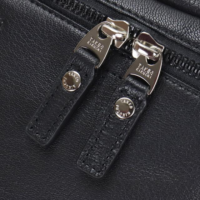 【商品レビューで+5%】タケオキクチ バッグ ボディバッグ メンズ ブランド 小さめ TAKEO KIKUCHI フィル 709911 ワンショルダーバッグ 斜め掛けバッグ ポーチ 小物入れ 山羊革 ゴートレザー ゴート革 本革 レザー 革 軽量 レディース カジュアル オシャレ 人気 正規品_6