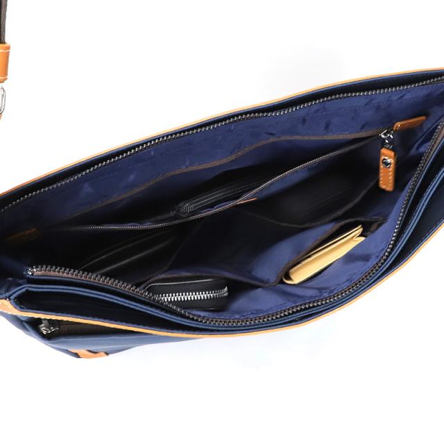 【商品レビュー記入で+5%】タケオキクチ バッグ ショルダーバッグ メンズ ブランド TAKEO KIKUCHI マーカス 715113 斜め掛けバッグ 肩掛け A4 B5 撥水 普段使い ビジネス 通勤 旅行 トラベル レジャー ナイロン 牛革付属 軽量 レディース カジュアル オシャレ 人気 正規品_10