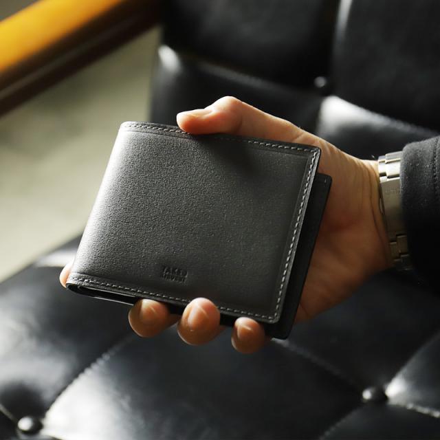 TAKEO KIKUCHI ハーフウォレット 牛革 2つ折り財布 タケオキクチ 財布 二つ折り 二つ折り財布 メンズ レディース