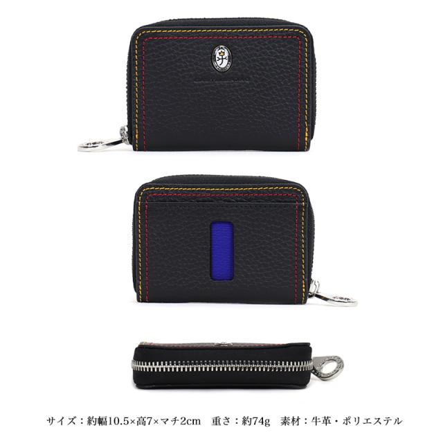 【商品レビュー記入で+5%】 カステルバジャック 小銭入れ 財布 CASTELBAJAC メンズ Thread スレッド 036622 カードケース パスケース 革小物 革 牛革 レザー ラウンドファスナー ミニ財布 コインケース ウォレット レディース ブランド ステッチ オシャレ 人気_7