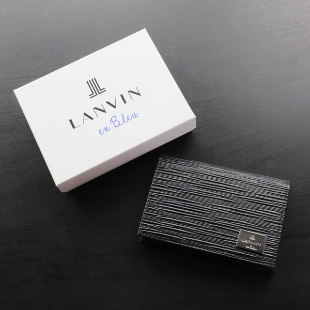 【商品レビューで+5%】ランバン カードケース メンズ 本革 ブランド ランバンオンブルー LANVIN en Bleu アドニス小物 520653 名刺入れ パスケース 定期入れ ビジネス 牛革 革 レザー オシャレ カジュアル 人気 財布 さいふ サイフ 革小物 ウォレット 正規品 正規販売店_14