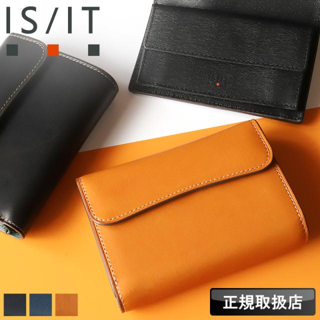 【商品レビューで+5%】イズイット 財布 三つ折り メンズ ブランド 本革 三つ折り財布 IS/IT グローブ小物 948604 札入れ 折財布 ミドルウォレット セミ長財布 牛革   革 レザー グローブレザー オシャレ カジュアル 正規品 正規販売店 人気 さいふ サイフ ウォレット 革小物