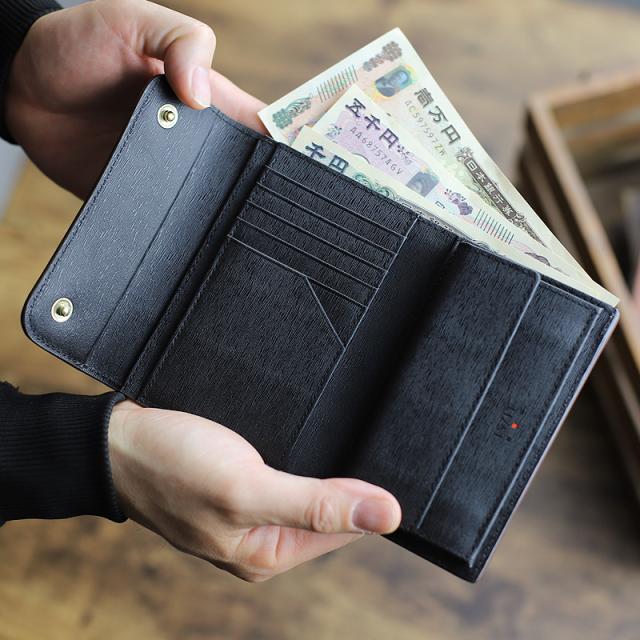 【商品レビューで+5%】イズイット 財布 三つ折り メンズ ブランド 本革 三つ折り財布 IS/IT グローブ小物 948604 札入れ 折財布 ミドルウォレット セミ長財布 牛革 革 レザー グローブレザー オシャレ カジュアル 正規品 正規販売店 人気 さいふ サイフ ウォレット 革小物_12