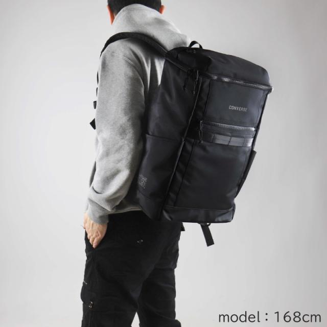 【商品レビュー記入で+5%】 コンバース リュック ボックスリュック CONVERSE 30L メンズ レディース 男女兼用 大容量 コネクト Connect ボックス スクエア PC収納 レジャー 通勤 通学 部活 旅行 撥水 耐水 軽量 B4 ブランド 定番 人気 黒 ブラック 白 ホワイト 20105 商品レビュー記入で 5%】 コンバース リュック ボックスリュック