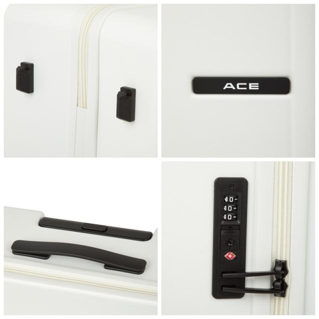 【商品レビューで+5%】エース スーツケース 63L ACE キャリーケース ベベル Mサイズ TSロック ACE 双輪キャスター 4泊 5泊 6泊 サイドフック 大容量 人気 旅行 旅行バッグ 仕事用 ビジネス 国内旅行 海外旅行 修学旅行 出張 メンズ レディース 05682_7