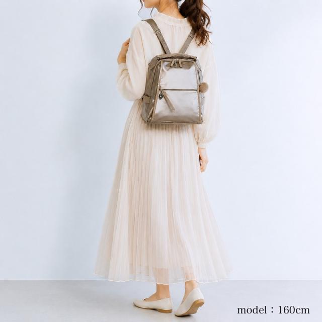 【商品レビューで+5％】カナナ リュック カナナプロジェクト レディース 通勤 通学 リュックサック 大人 ブランド 上品 A5 Kanana Project 女性 人気 おしゃれ 旅行 おでかけ ギフト プレゼント 抗菌 きれいめ 小さめ  エース 軽量 かなな 10L 50代 40代 20123 ルミニア PJ-18_3