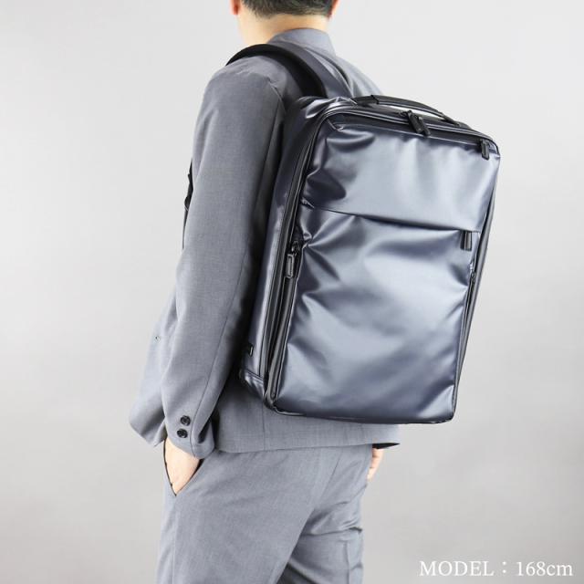 【商品レビュー記入で+5%】エース リュック 19L 23L エースジーン ace.GENE ガジェタブルWR2 リュックサック バックパック バック ビジネスリュック 拡張 撥水 抗菌 軽量 A4 B4 2気室 大容量 68664 メンズ_13