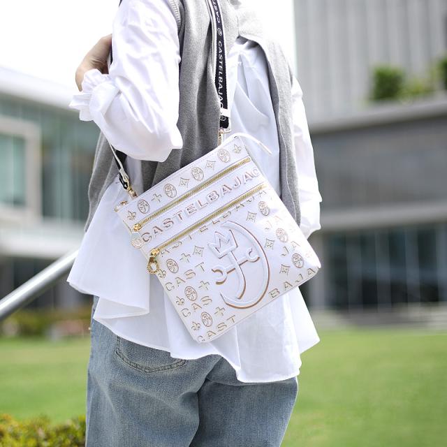 【商品レビュー記入で+5%】カステルバジャック バッグ CASTELBAJAC メンズ シテ Cite ショルダーバッグ 089151 ミニショルダーバッグ  2WAY 斜め掛け 肩掛け 薄マチ サコッシュ ラメ ゴルフ お出かけ 財布 さいふ バッグ かばん レディース ブランド オシャレ エレガント 人気 商品レビュー記入で+5%】カステルバジャック バッグ CASTELBAJAC
