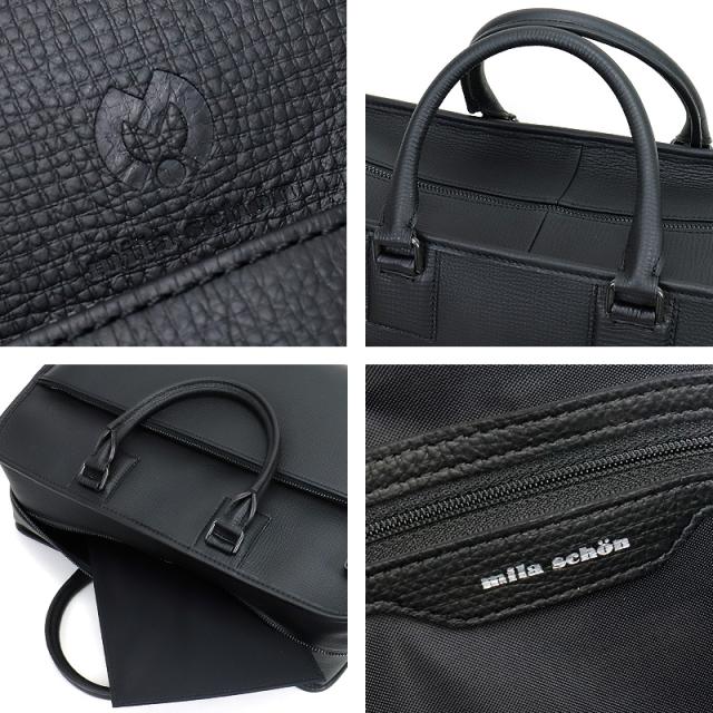 【商品レビューで+5%】ミラショーン バッグ ボストンバッグ メンズ ブランド mila schon バル 291351 ショルダーバッグ 斜め掛けバッグ 肩掛け 2WAY 1泊 2泊 普段使い 旅行 通勤 ビジネス ゴルフ 出張 スポーツ カジュアル 日本製 牛革 レザー 本革 軽量 正規品 正規販売店_9
