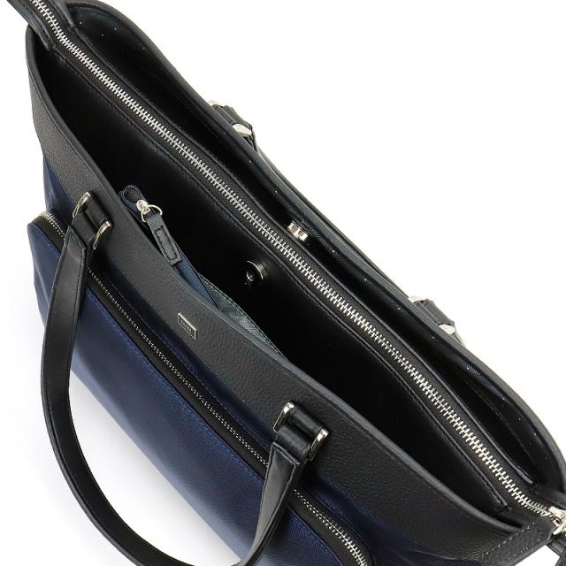 【商品レビューで+5%】タケオキクチ バッグ トートバッグ メンズ ブランド TAKEO KIKUCHI インター 748711 斜め掛け 手持ち 手提げ B4 A4 PC収納 タウン 通勤 旅行 ナイロン 牛革 本革 革付属 大容量 軽量 横型 レディース カジュアル オシャレ 人気 正規品 正規販売店_14