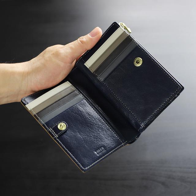 【商品レビュー記入で+5%】タケオキクチ 財布 二つ折り メンズ ブランド 本革 二つ折り財布 TAKEO KIKUCHI イデア 756605 札入れ セミ長財布 ミドルウォレット 牛革 本革 革 レザー オシャレ カジュアル 普段使い ビジネス 人気 さいふ サイフ 革小物 正規品 正規販売店_3