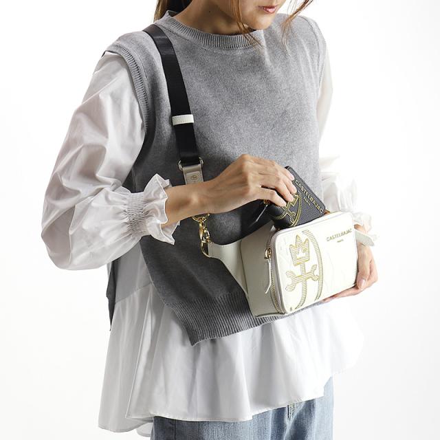 【商品レビューで+5%】カステルバジャック バッグ ボディバッグ メンズ ブランド ゴルフ CASTELBAJAC カヌレ 035921 ワンショルダーバッグ 斜め掛けバッグ 斜めがけ 小さめ 牛革 本革 レザー 鞄 かばん BAG レディース 男女兼用 カジュアル オシャレ 人気 正規品_15