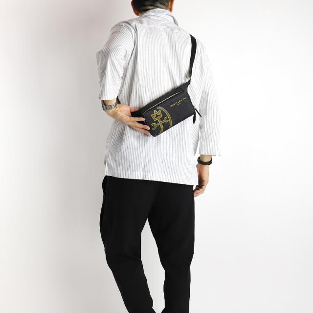 【商品レビューで+5%】カステルバジャック バッグ ボディバッグ メンズ ブランド ゴルフ CASTELBAJAC カヌレ 035921 ワンショルダーバッグ 斜め掛けバッグ 斜めがけ 小さめ 牛革 本革 レザー 鞄 かばん BAG レディース 男女兼用 カジュアル オシャレ 人気 正規品_16