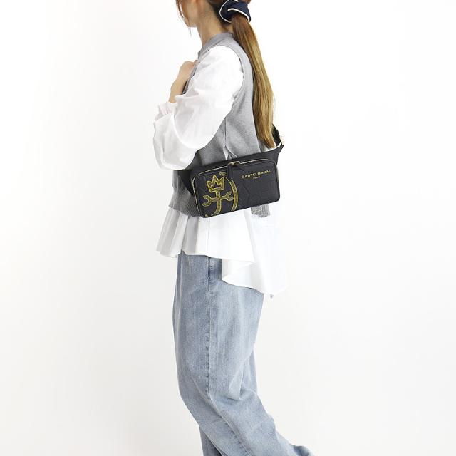 【商品レビューで+5%】カステルバジャック バッグ ボディバッグ メンズ ブランド ゴルフ CASTELBAJAC カヌレ 035921 ワンショルダーバッグ 斜め掛けバッグ 斜めがけ 小さめ 牛革 本革 レザー 鞄 かばん BAG レディース 男女兼用 カジュアル オシャレ 人気 正規品_3