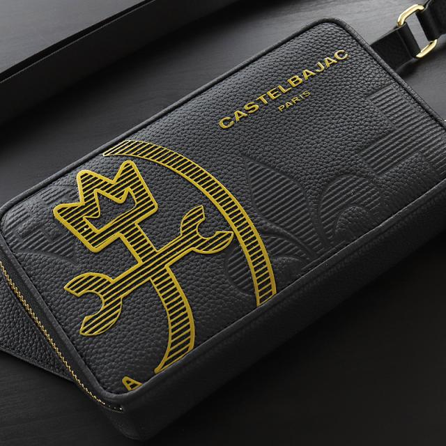 【商品レビューで+5%】カステルバジャック バッグ ボディバッグ メンズ ブランド ゴルフ CASTELBAJAC カヌレ 035921 ワンショルダーバッグ 斜め掛けバッグ 斜めがけ 小さめ 牛革 本革 レザー 鞄 かばん BAG レディース 男女兼用 カジュアル オシャレ 人気 正規品_4
