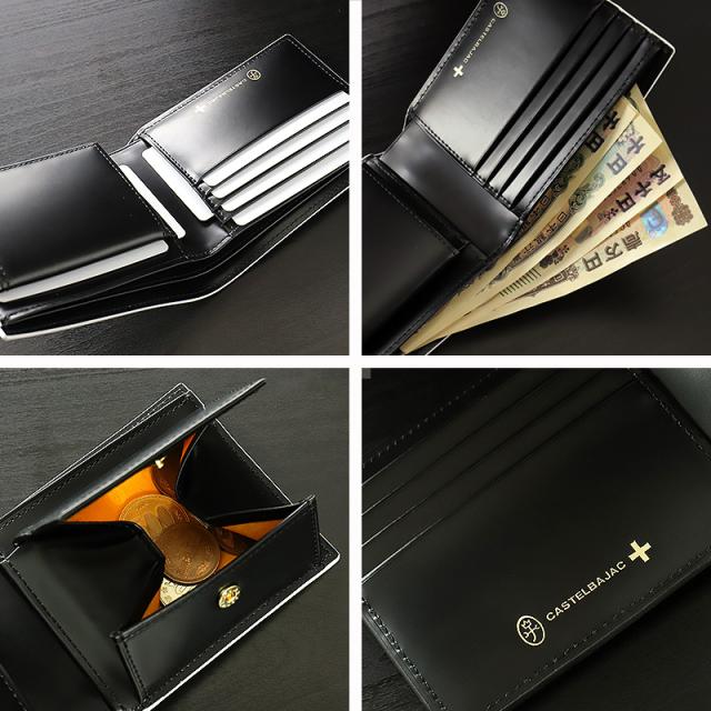 【商品レビュー記入で+5%】カステルバジャック 財布 CASTELBAJAC メンズ シテ Cite 二つ折り財布 089651 折財布 ハーフウォレット 小銭入れあり 札入れ ラメ 牛革 レザー 革小物 ゴルフ お出かけ さいふ バッグ レディース ブランド オシャレ 人気 ロゴ 正規店_6
