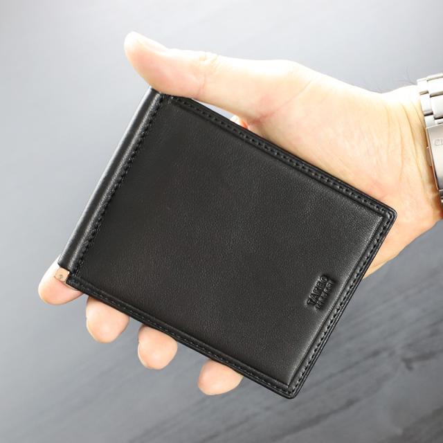 商品レビューで+5%】タケオキクチ 財布 二つ折り マネークリップ