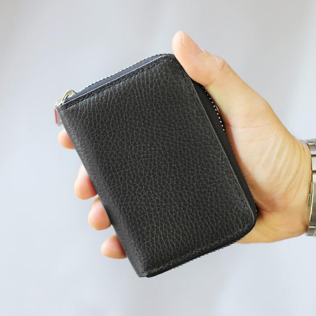 【商品レビューで+5%】イズイット 財布 二つ折り  メンズ ブランド 本革 IS/IT アコーディオン小物 998602 二つ折り財布 ラウンドファスナー 札入れ ミニウォレット ミニ財布 軽量 シンプル 牛革  革 レザー オシャレ 人気 さいふ サイフ ウォレット 革小物 正規品_11