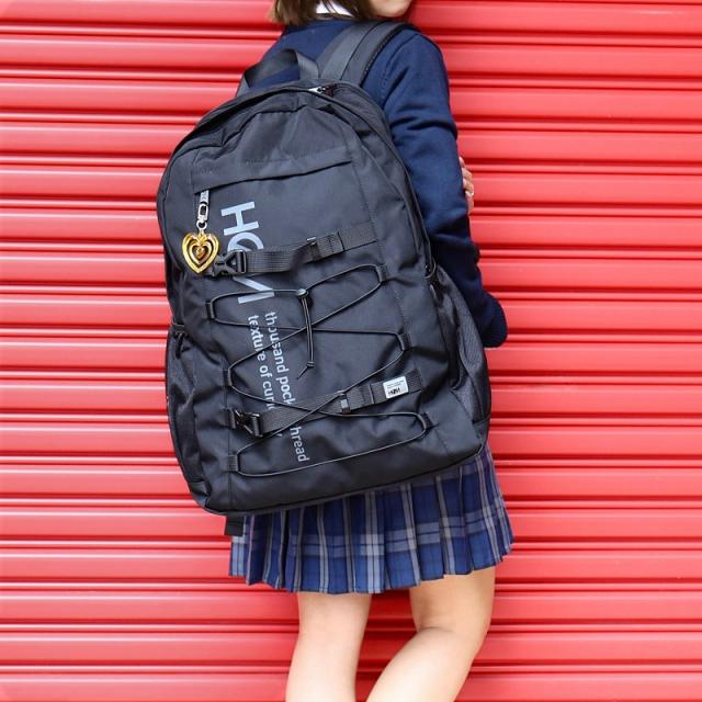 【商品レビュー記入で+5%】ヘム リュック レディース メンズ HeM リュックサック デイパック バックパック ハイク 通学バッグ 通学 学校 スクールリュック 2層式 40L B4 撥水 大容量 PC 男女兼用 学生 中学生 高校生 大学生 大人 通勤 普段使い スポーツ 部活 ブランド 39-722_5
